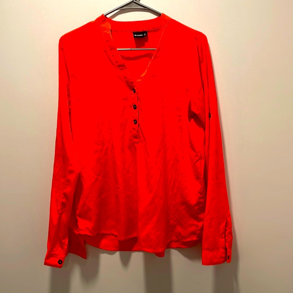 Cruel, blouse, hot Peach color 🍑